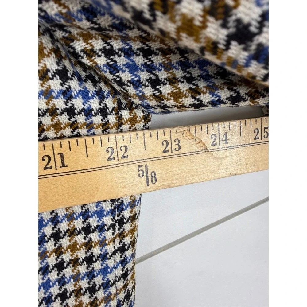Vintage‎ Chester Barrie England Wool Houndstooth Sport Coat Blazer 44S George